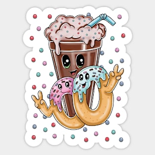 Fun snack Sticker